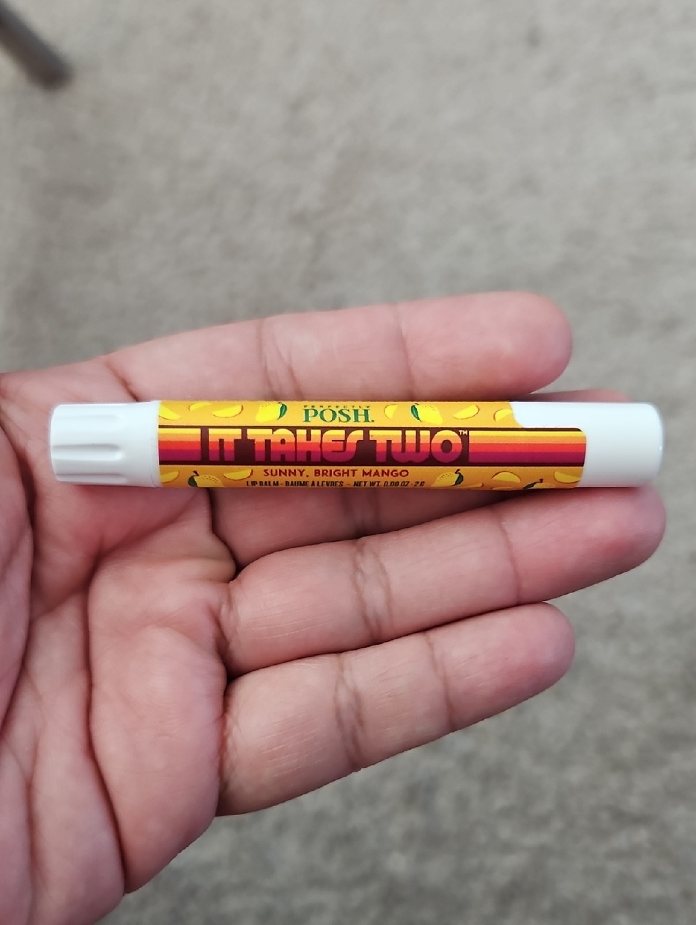 Posh It Takes Two Lip Balm — Mango Yellow & Orange
